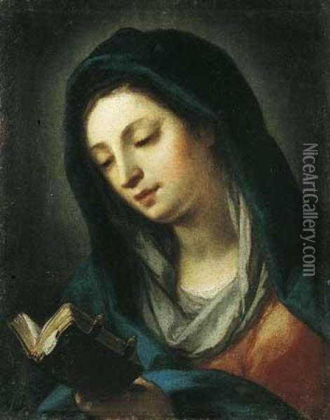 La Vierge Lisant Oil Painting - Giovanni Domenico Tiepolo