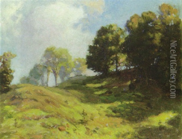 Carpenter's Hill Oil Painting - William Jurian Kaula