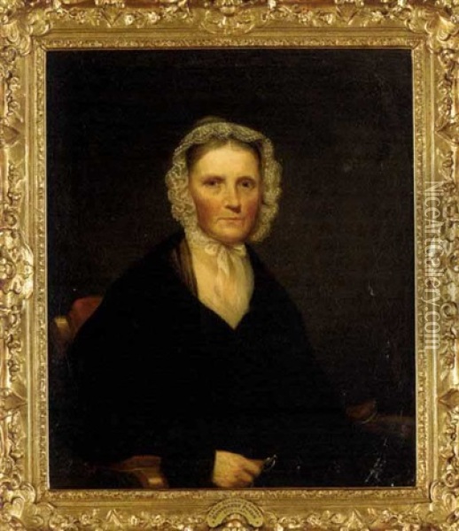 A Portrait Of Harriet Sparks Oil Painting - Rembrandt Peale