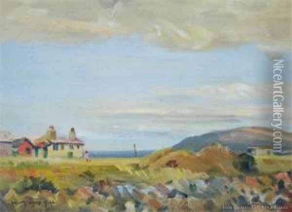 Smokehouse, Fisherman's Bay Oil Painting - William Menzies Gibb