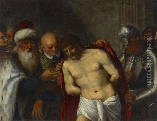 Ecce Homo, Christus Vor Pilatus Oil Painting - Francesco Furini