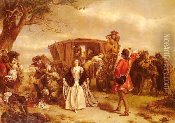 Claude Duval Oil Painting - William Powell Frith