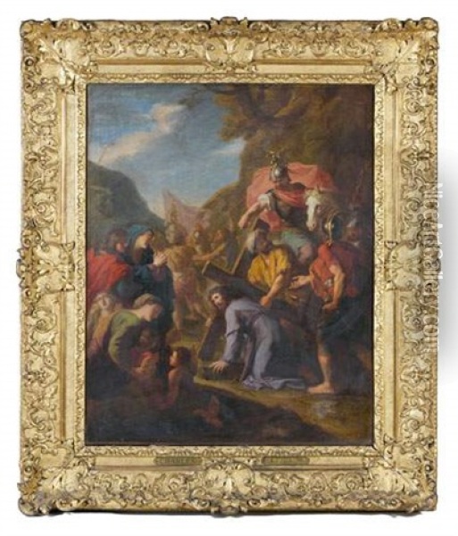 Le Portement De Croix Oil Painting - Henri-Antoine de Favanne