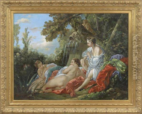 The Four Seasons: Summer Oil Painting - Francois Boucher