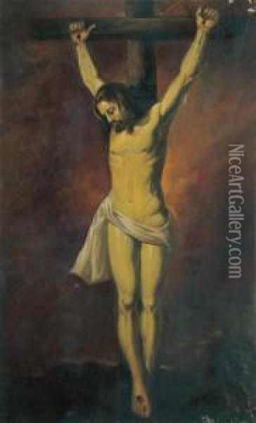 Crucifixion Oil Painting - Antonio Xavier Trindade