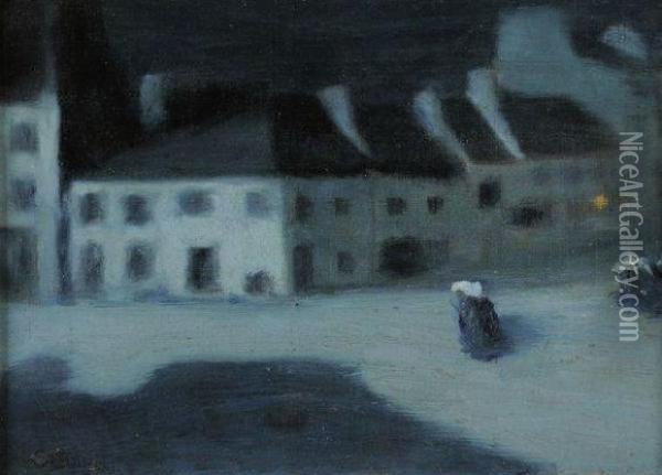 La Nuit Oil Painting - Theophile Alexandre Steinlen