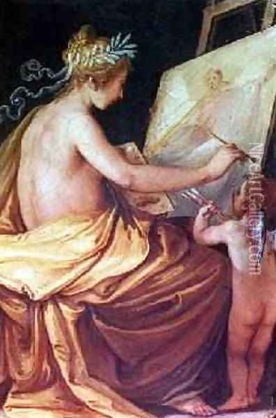 The Painting Oil Painting - Giovanni Giovanni da San (Mannozzi)