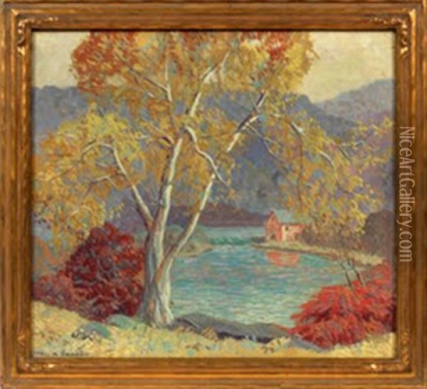 Autumn Song Oil Painting - Carl Rudolph Krafft