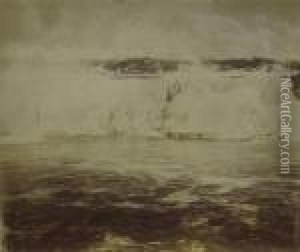 Chutes Du Niagara,canada Oil Painting - Charles Henry Miller