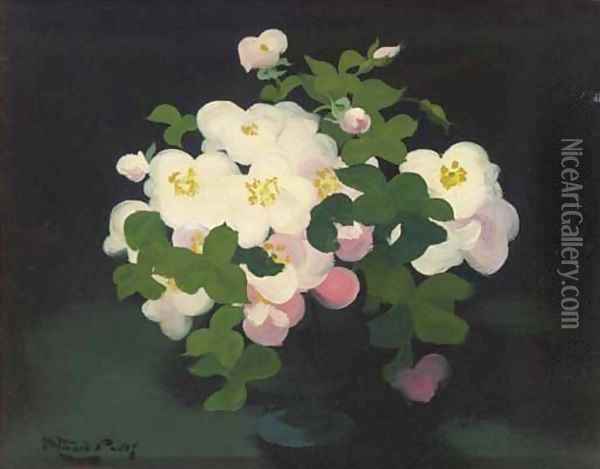 Wild roses Oil Painting - James Stuart Park