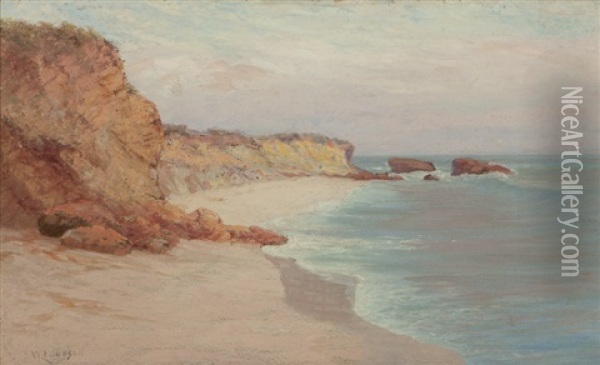 Morning Fog, California Coastal Oil Painting - William Lee Judson