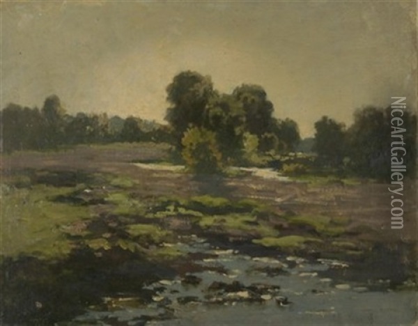 Landschaft Im Spatsommer Oil Painting - Josua Von Gietl