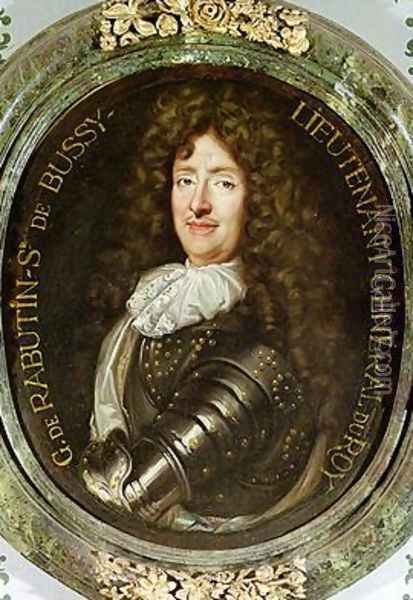 Portrait of Count Roger Bussy de Rabutin 1618-93 Oil Painting - Claude Lefebvre