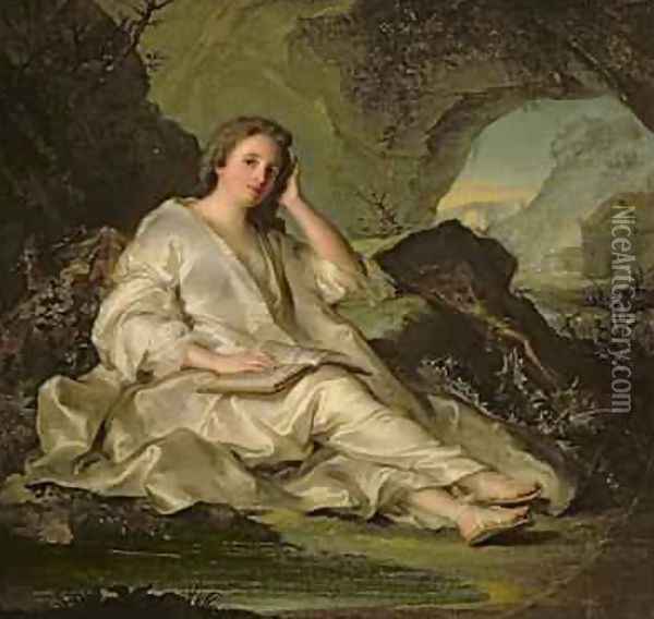 The Penitent Magdalene Oil Painting - Jean-Marc Nattier