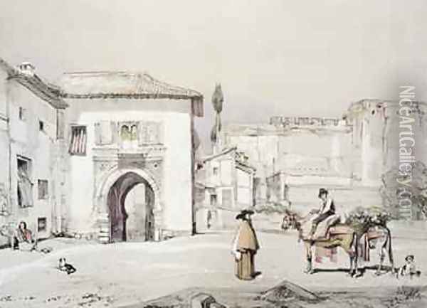 Gate of the Vine Puerta del Vino Oil Painting - John Frederick Lewis