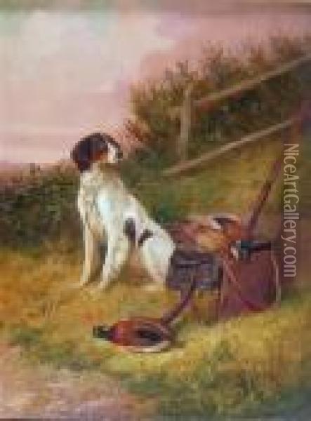 Waiting For Master Oil Painting - Colin Graeme Roe