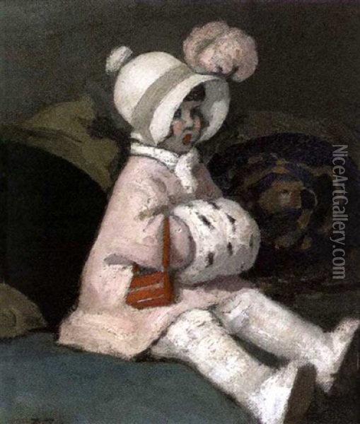 Poule De Luxe Oil Painting - Georges Redon