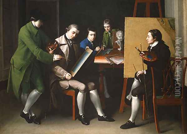 The American School Oil Painting - William Pratt