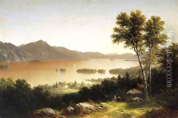 Lake George 1857 Oil Painting - John William Casilear