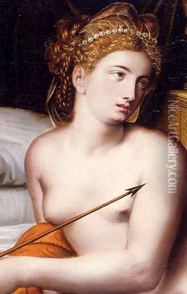 Venus And Cupid - detail Oil Painting - Willem Adriaensz Key