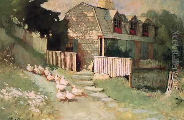 The Return of the Flock Oil Painting - James Hogarth Dennis