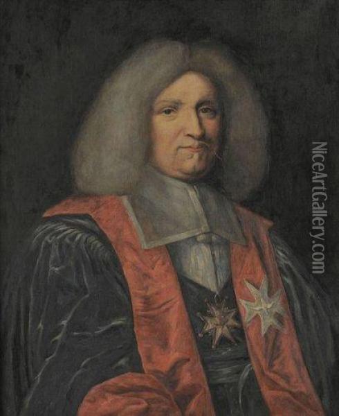 Portrait Presume D'omer Talon Oil Painting - Philippe de Champaigne
