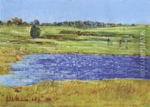 West Course, Maidstone Oil Painting - Childe Hassam
