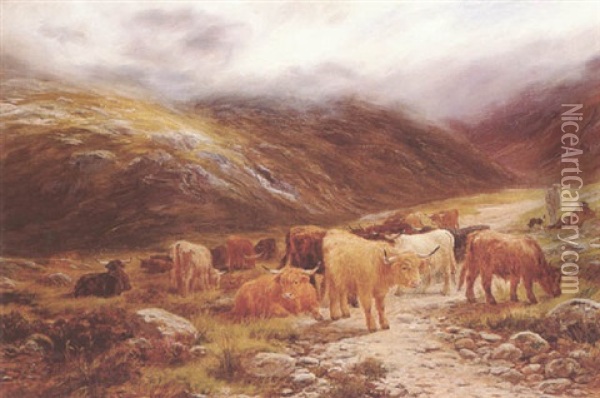 In The Heart Of The Glen Oil Painting - Henry Garland