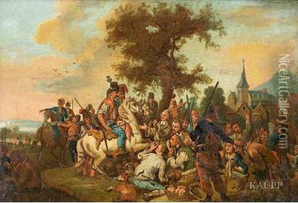 Kopie Nach Johann Conrad Seekatz Oil Painting - Johann G. Hoch