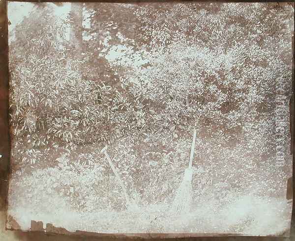Broom and Spade, 1842 Oil Painting - William Henry Fox Talbot