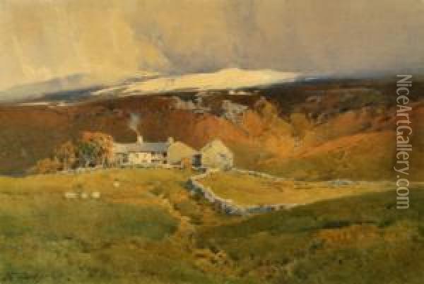 The Lake District Oil Painting - Arthur Tucker