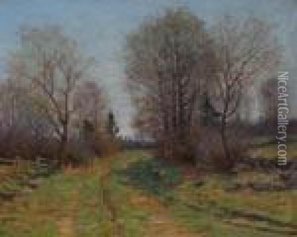Country Road Oil Painting - William Merritt Post