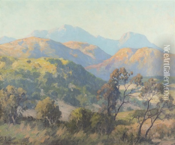 Mountain Towards Evening Oil Painting - Maurice Braun