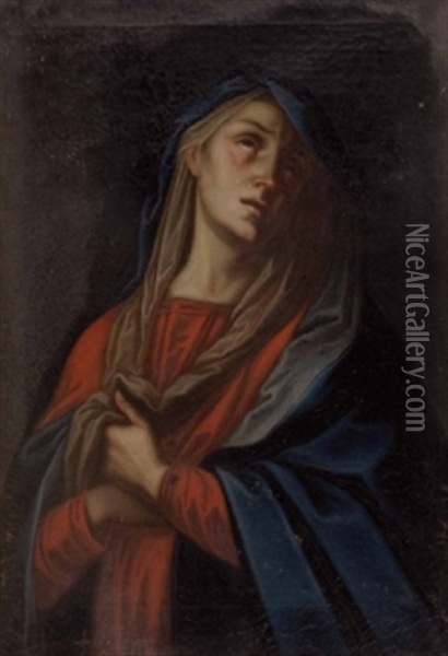 Heilige Maria Oil Painting - Anton Balthasar Moser