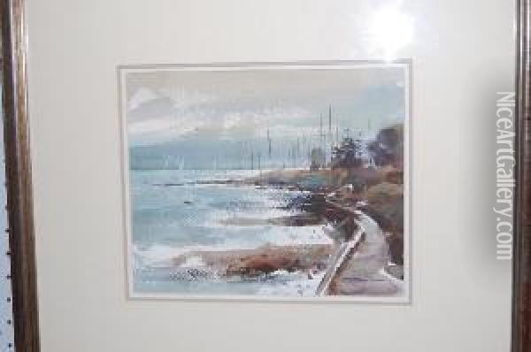 Sea Front Brighton Oil Painting - John Taylor