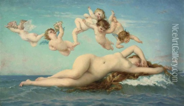 The Birth Of Venus Oil Painting - Alexandre Cabanel