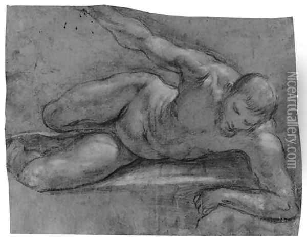 A reclining nude Oil Painting - Florentine School