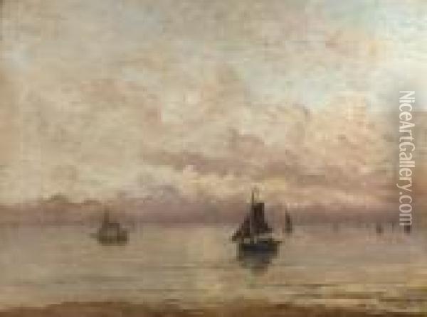 Morning Oil Painting - Hendrik Willem Mesdag