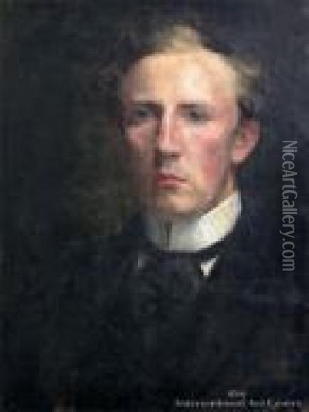 Self Portrait Oil Painting - Charles Frederick Goldie