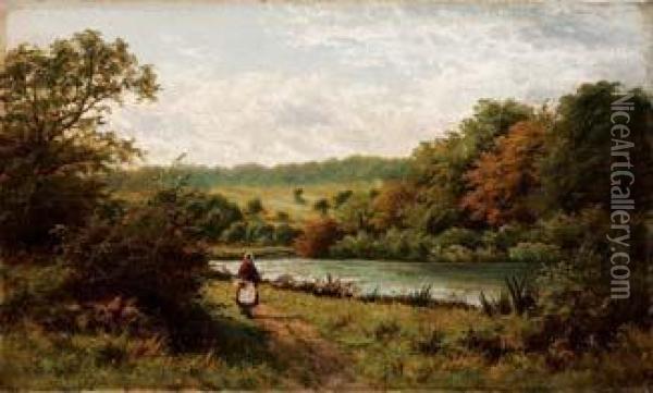 Sul Lago Oil Painting - Thomas Spinks