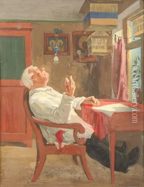Holiday Relaxation Oil Painting - Alekseij Fedorovitch Afanasev