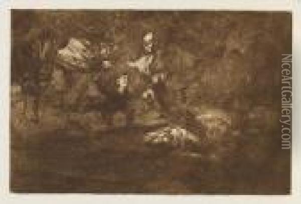 Dios Los Cria Y Ellos Se Juntan Oil Painting - Francisco De Goya y Lucientes