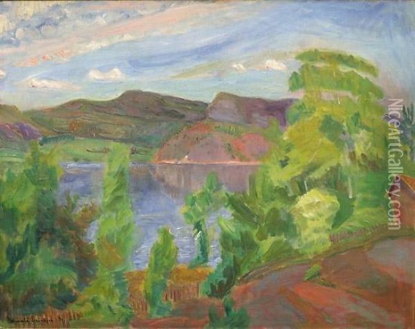 Fra Holmsbu 1931 1931 Oil Painting - Thorvald Erichsen