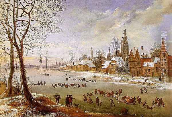 The Pleasures of Winter Oil Painting - Daniel van Heil