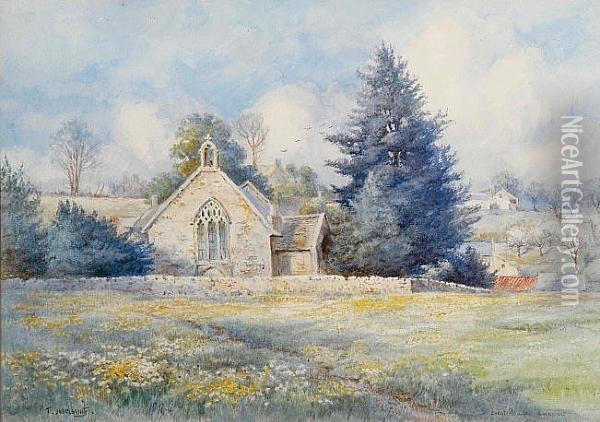 Chesterblade, Somerset Oil Painting - Thomas Noelsmith