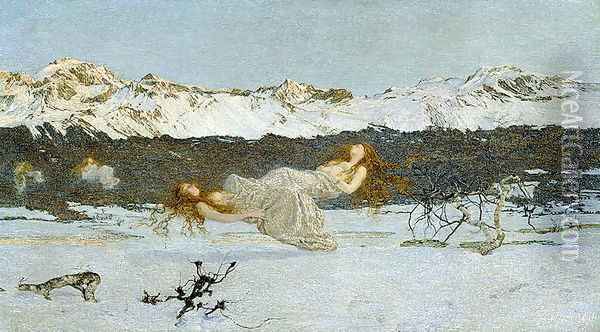 The Punishment of Lust, 1891 Oil Painting - Giovanni Segantini