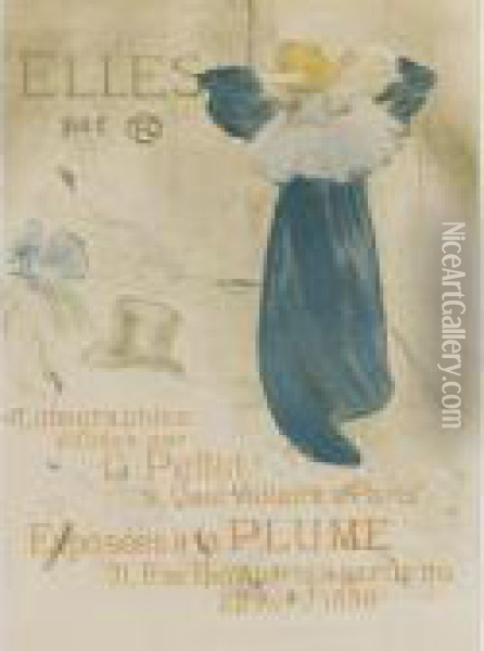 Elles Oil Painting - Henri De Toulouse-Lautrec