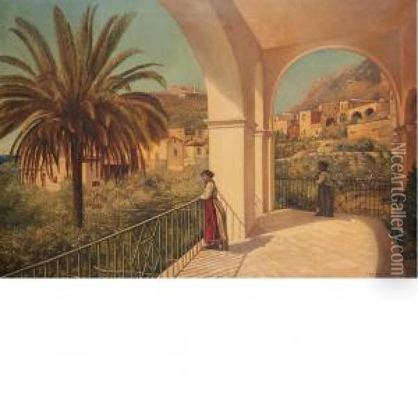 Seville Oil Painting - Arthur Trevor Haddon