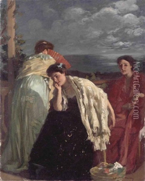 Idle Hours Oil Painting - Rupert Bunny