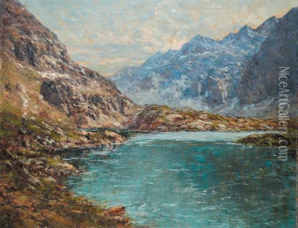 Lac Robert, 
Champrousse Oil Painting - Charles Alexandre Bertier